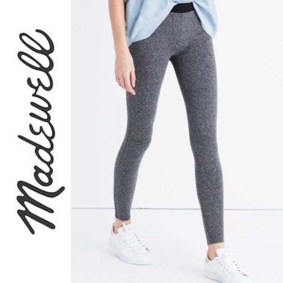 Madewell Pants - Madewell G2092 Gray Black Color Block Leggings XXS